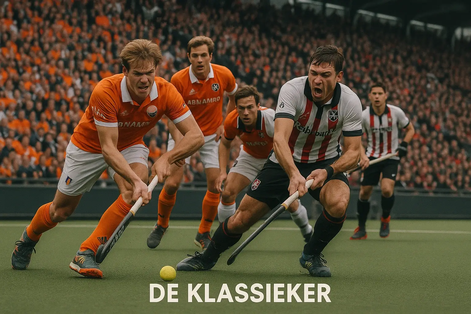 Spannend duel tussen Bloemendaal en Amsterdam tijdens de klassieker