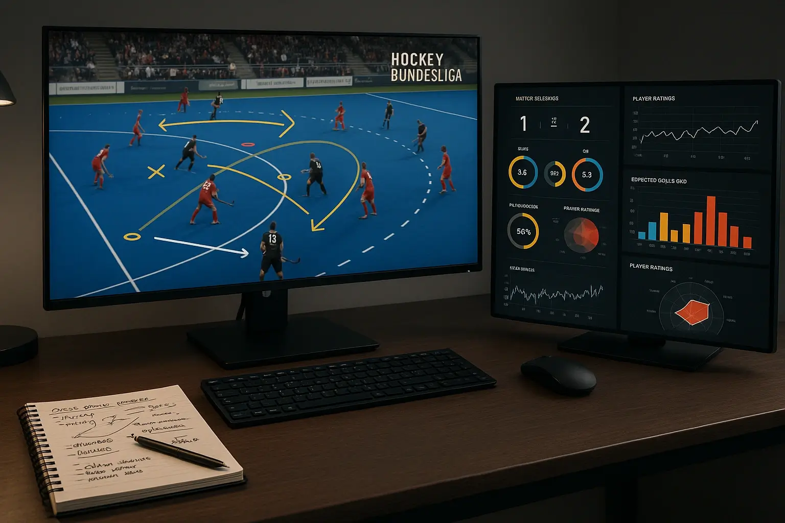 Complete handleiding voor hockey wedstrijd analyse met data en statistieken